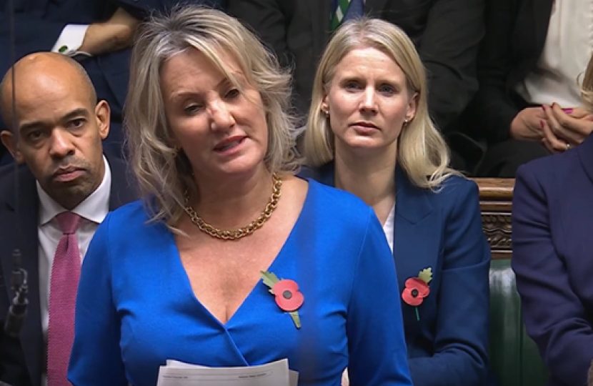 Caroline speaking in PMQs