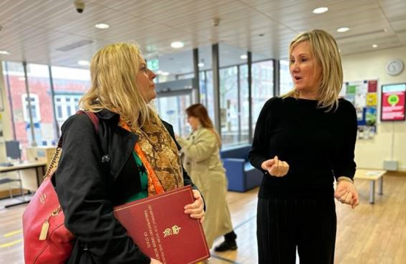 Dame Caroline Dinenage MP and Mims Davis MP