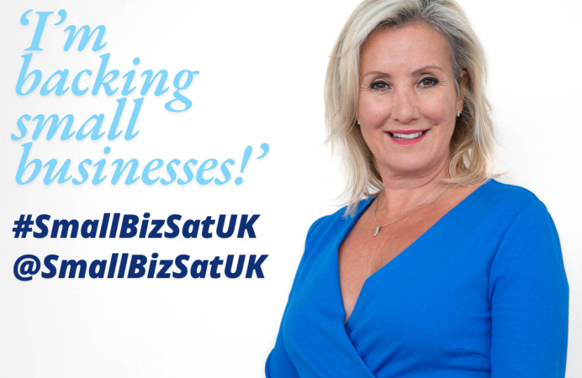 Dame Caroline Dinenage MP "I am backing small businesses!" photo