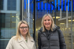 Dame Caroline Dinenage MP with Charlotte Fairall