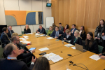 Dame Caroline Dinenage MP in a meeting with FirstPort