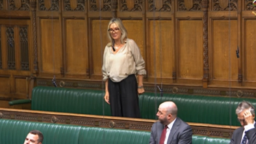 Caroline in the House of Commons