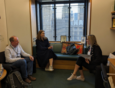 Dame Caroline Dinenage MP with Ofcom representatives